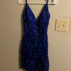 $75 bought at giltari for $98 worn once for homecoming deep v-neck and open back